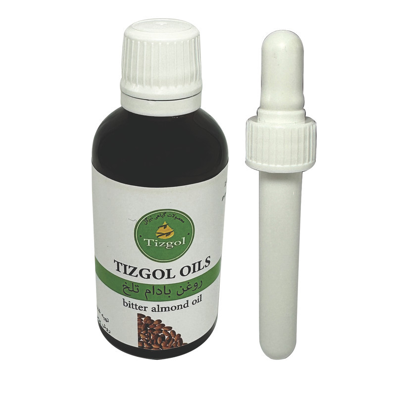 روغن بادام تلخ تیزگل مدل 005 حجم 100 میلی لیتر بسته 2 عددی