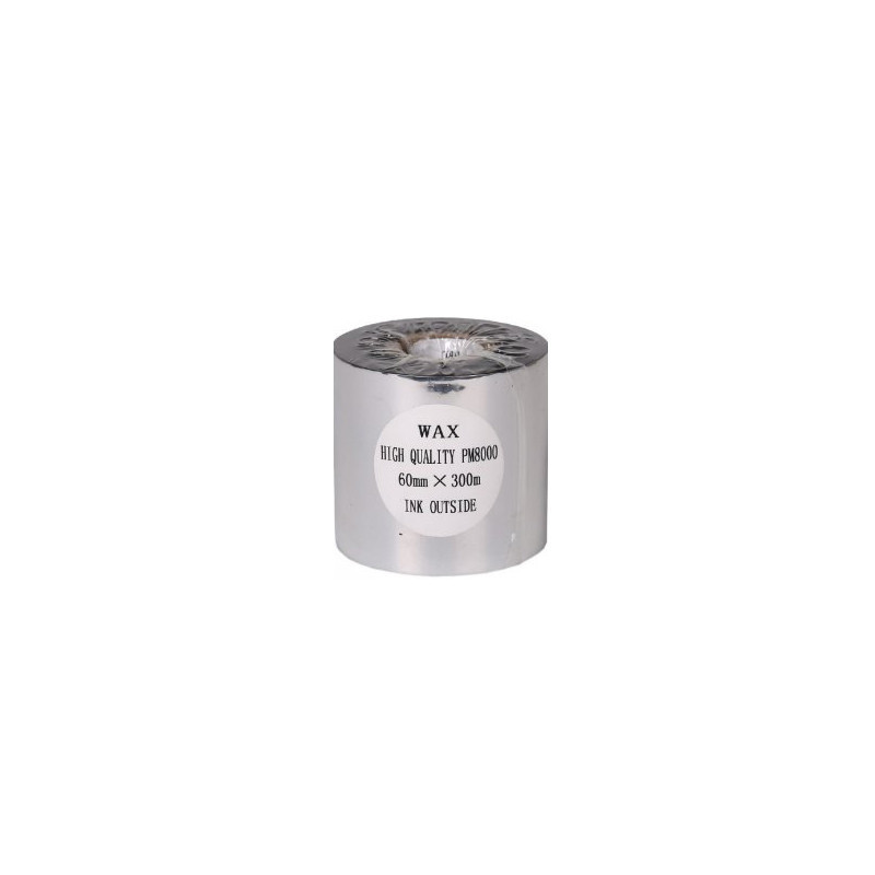 ریبون پرینتر لیبل زن مدل Wax 60mm x 300m بسته 3 عددی