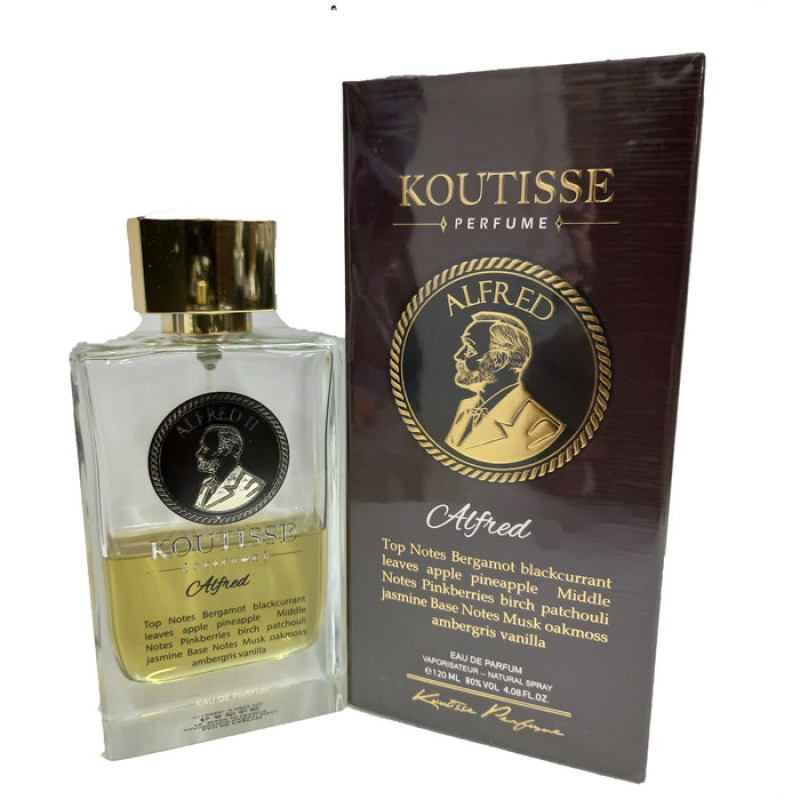 ادو پرفیوم مردانه آلفرد مدل KOUTISSE ALFRED  با رایحه تند حجم 120 میلی لیتر
