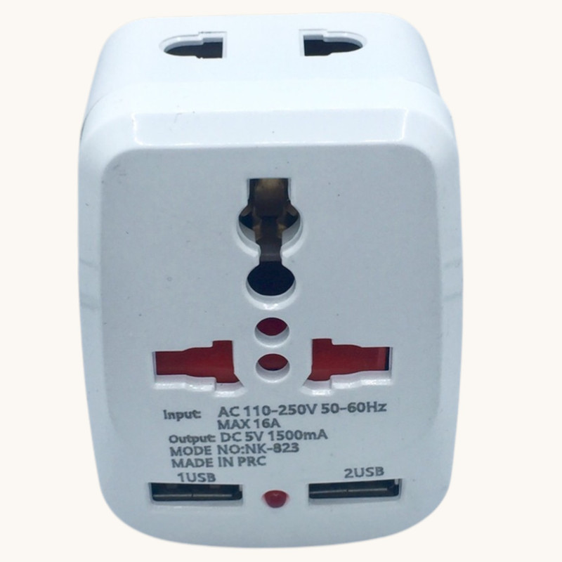 مبدل برق مدل 2USB-1500MA