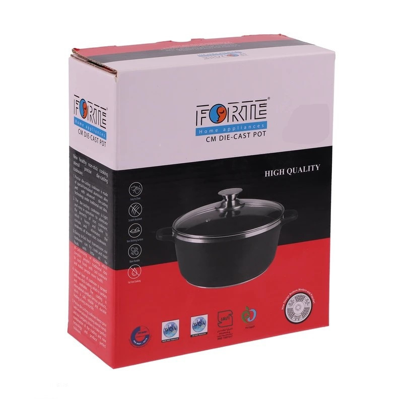 قابلمه گرانیت فورته مدل 24CM DIE-CAST POT سایز 24