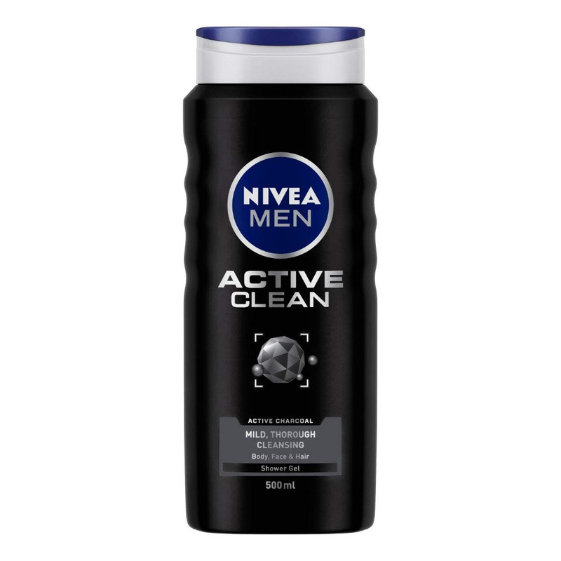 شامپو مو و بدن نیوآ مدل Active Clean حجم 500 میلی لیتر