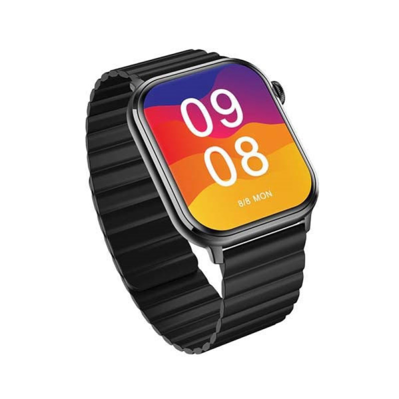 ساعت هوشمند آی می لب مدل IMILAB W02 دارای قابلیت های صفحه نمایش رنگی، صفحه نمایش لمسی، کنترل موسیقی (Music Player)، کنترل سطح اکسیژن خون، قابلیت مکالمه از طریق بلوتوث بند سیلیکون