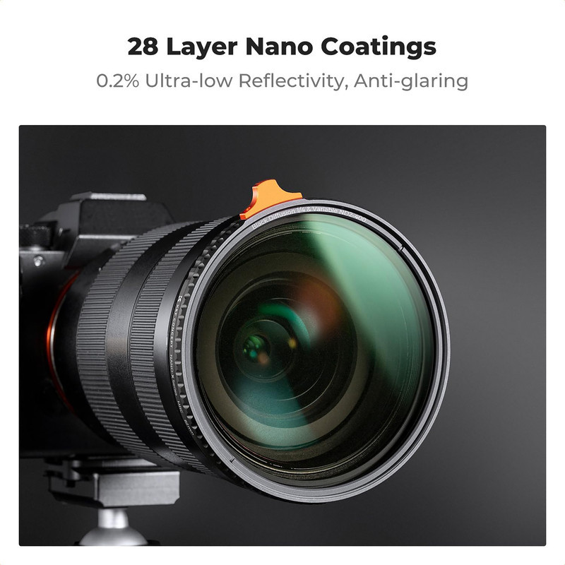 فیلتر لنز کی اند اف مدل B-DIFFUSION14 VARIABLE ND2-400(MRC) NANO-X - 82MM