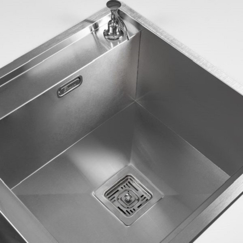 سینک ظرفشویی استیل توکار دو لگنه بیمکث مدل 4704