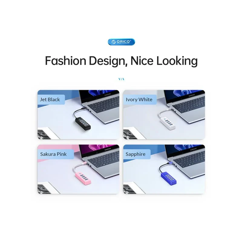 هاب 4 پورت USB3.0 اوریکو مدل PW4U-C3