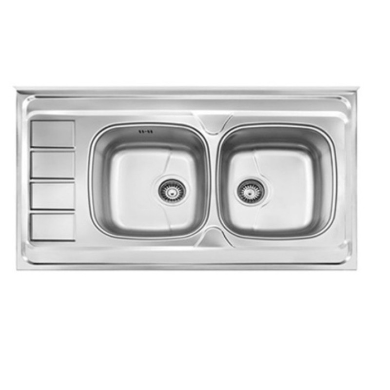 سینک ظرفشویی اخوان کد 163sp روکار