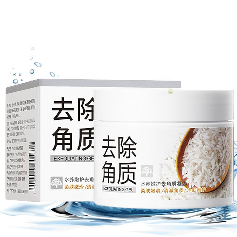 اسکراب لایه بردار پوست بایواکوا مدل  Brightening Exfoliating Rice Gel حجم 140 میلی لیتر