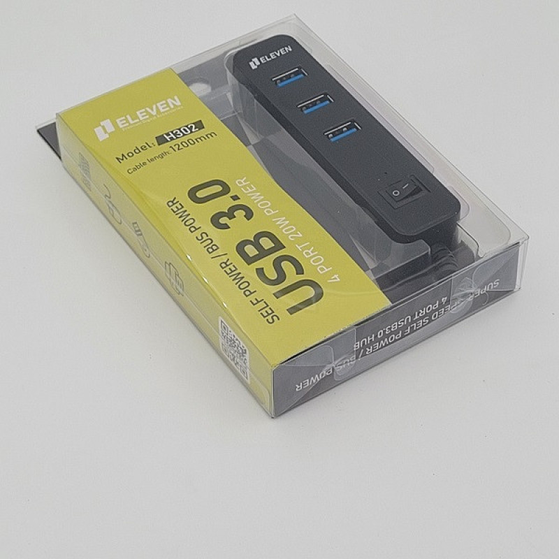 هاب 4 پورت USB 3.0 پورت ایلون مدل H302