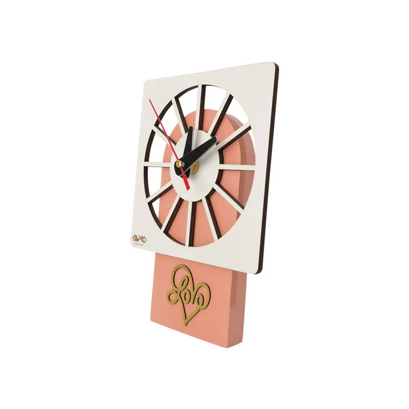 ساعت رومیزی طرح مینیمال عاشقانه مدل MD014