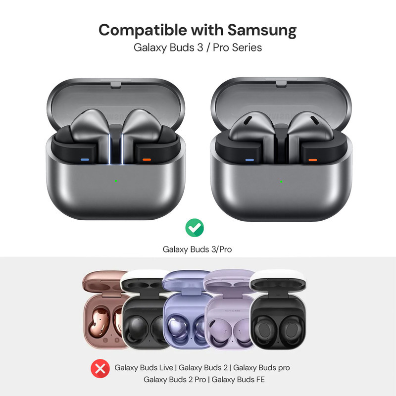کاور سامورایی مدل Quad-36 مناسب برای کیس هدفون سامسونگ Galaxy Buds 3 Pro  Buds 3