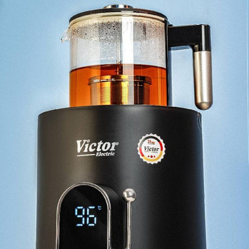 چای ساز روی هم ویکتور مدل VK-9200TM