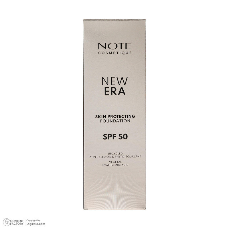 کرم پودر مایع SPF 50 نوت مدل NEW ERA شماره 110 مناسب برای انواع پوست حجم 30 میلی‌لیتر