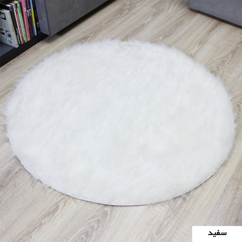 پادری هیراد هوم فرنشینگ طرح خز فانتزی سایز 110×110 سانتی متر