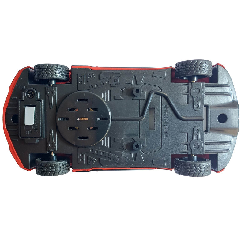 ماشین بازی فلزی مدل عقب کش سواری طرح بوگاتی با درب بازشو، چراغ‌دار و موزیکال، چرخ لاستیکی PU و حرکت مکانیکی عقب کش