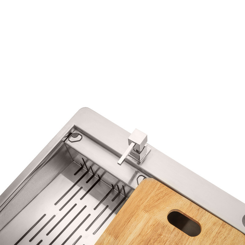 سینک ظرفشویی استیل روکار یک لگنه متا فرنیچر ژیگس  مدل M52.5