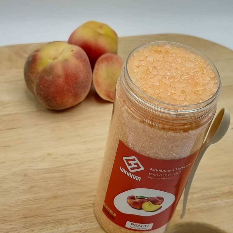 نمک حمام هامانا مدل Peach وزن 950 گرم