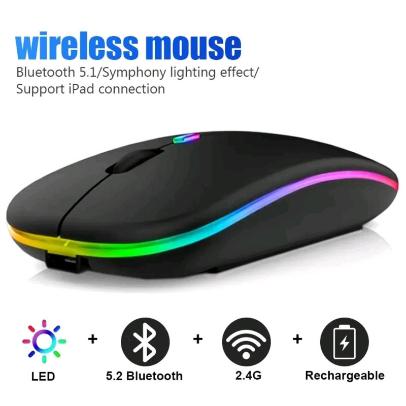 ماوس بی سیم مدل Silent RGB