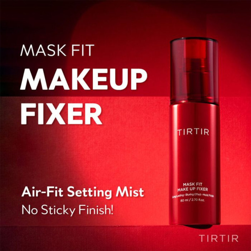 محلول تثبیت‌کننده آرایش صورت تیرتیر مدل Mask Fit حجم 80 میلی لیتر