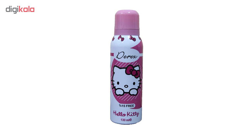 اسپری خوشبو کننده بدن کودک دریکس مدل Hello Kitty حجم 130 میلی لیتر