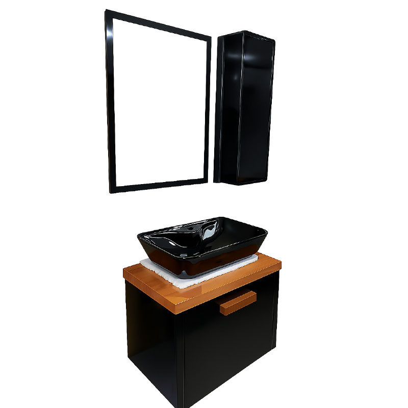ست کابینت و روشویی مدل لاله همراه با آینه و باکس