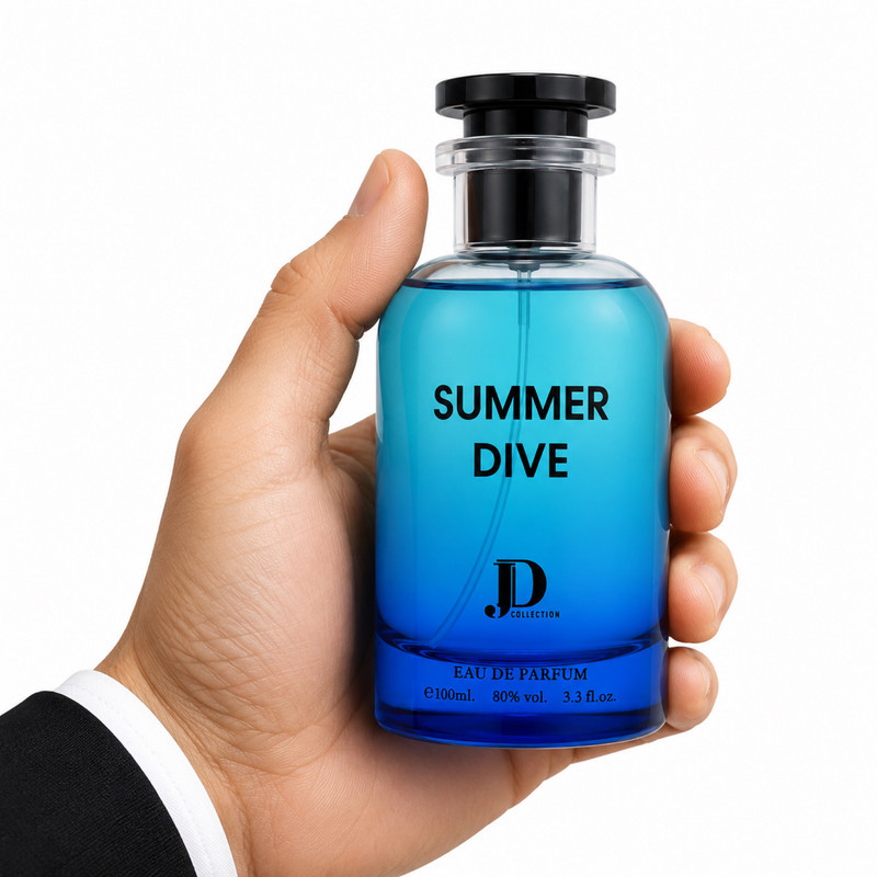 ادوپرفیوم مردانه دیجی کالکشن مدل SUMMER DIVE  با رایحه خنک حجم ۱۰۰ میلی لیتر