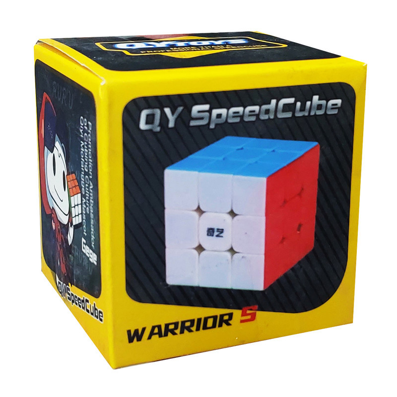 روبیک کای وای مدل WARRIOR S مکعب فکری 3×3 ابعاد 60×60×60 میلی‌متر وزن 50 گرم مناسب تقویت تمرکز و مهارت حل مسئله