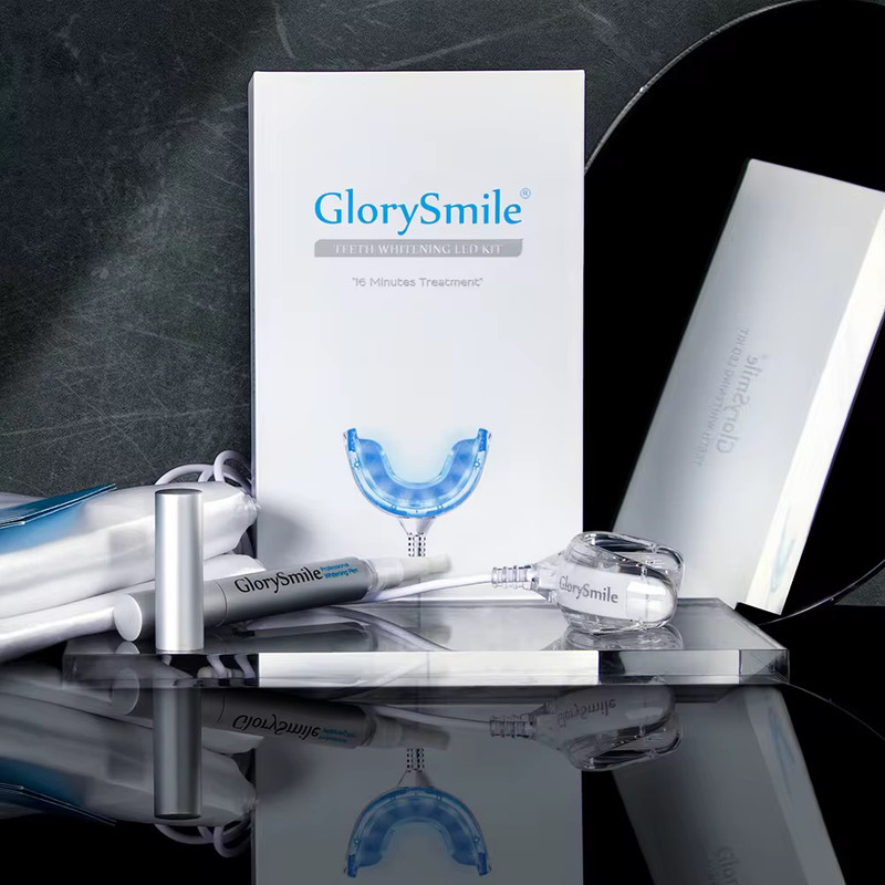 کیت بلیچینگ سفیدکننده دندان گلوری اسمایل مدل GS-001W به همراه قلم ژل سفید کننده بسته 4 عددی