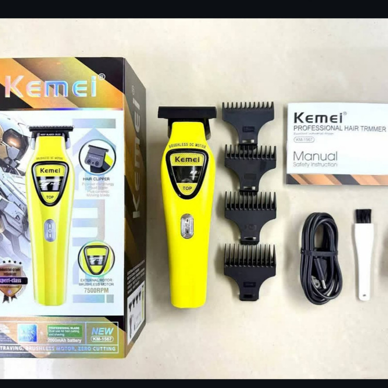 ماشین اصلاح موی سر و صورت شارژی کیمی مدل KM-1567