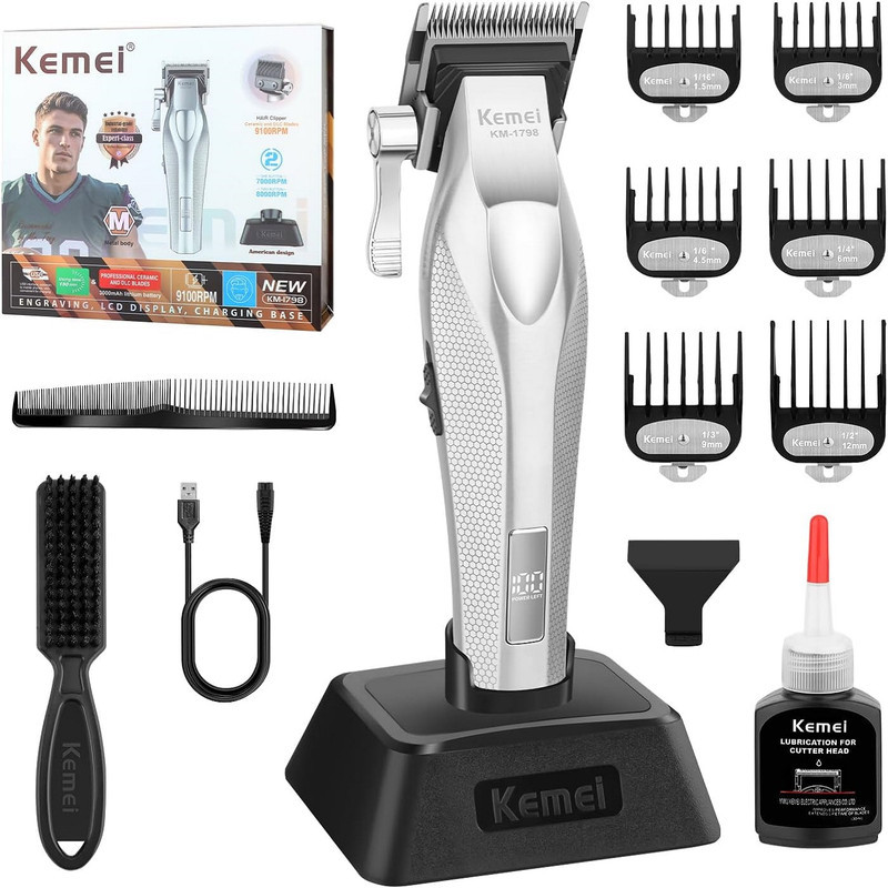 ماشین اصلاح موی سر و صورت شارژی کیمی مدل KM-1798