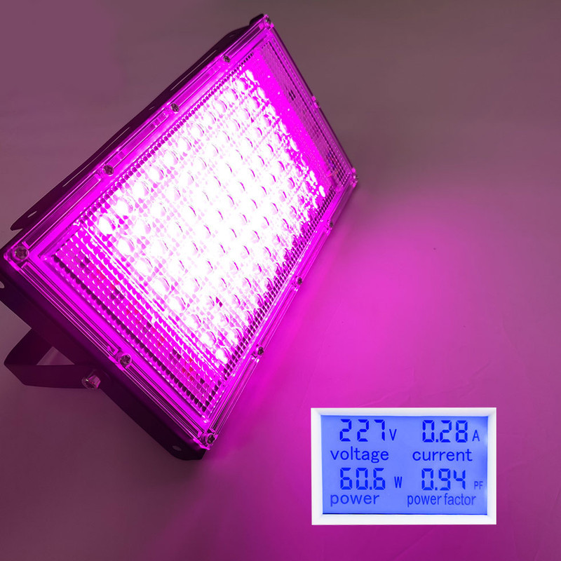 چراغ ال‌ای‌دی رشد گیاه مدل 100W فول اسپکتروم IP66 کد 703