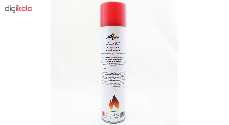 اسپری کپسول گاز فندک دوپلی کالر مدل Super Refined حجم 300 میلی لیتر بسته 3 عددی