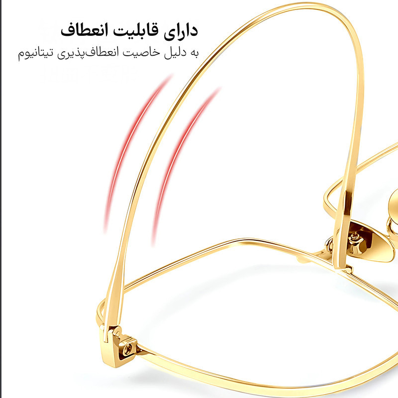 فریم عینک طبی تیتانیوم مدل Shangtai-SEK02