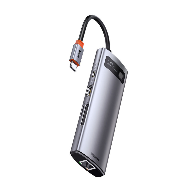 هاب 8 پورت USB-C باسئوس مدل CAHUB-CV0G