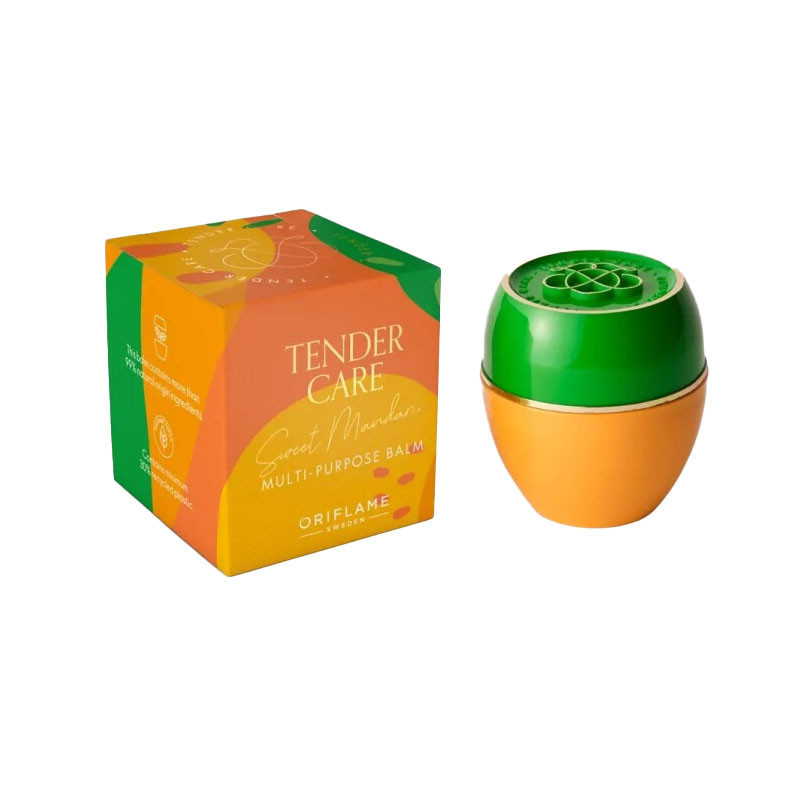 کرم ترمیم‌کننده بدن، لب، پا، گردن، صورت، دست اوریفلیم مدل Tender Care Sweet Mandarin Multi-purpose مناسب برای پوست خشک حجم 10 میلی‌لیتر