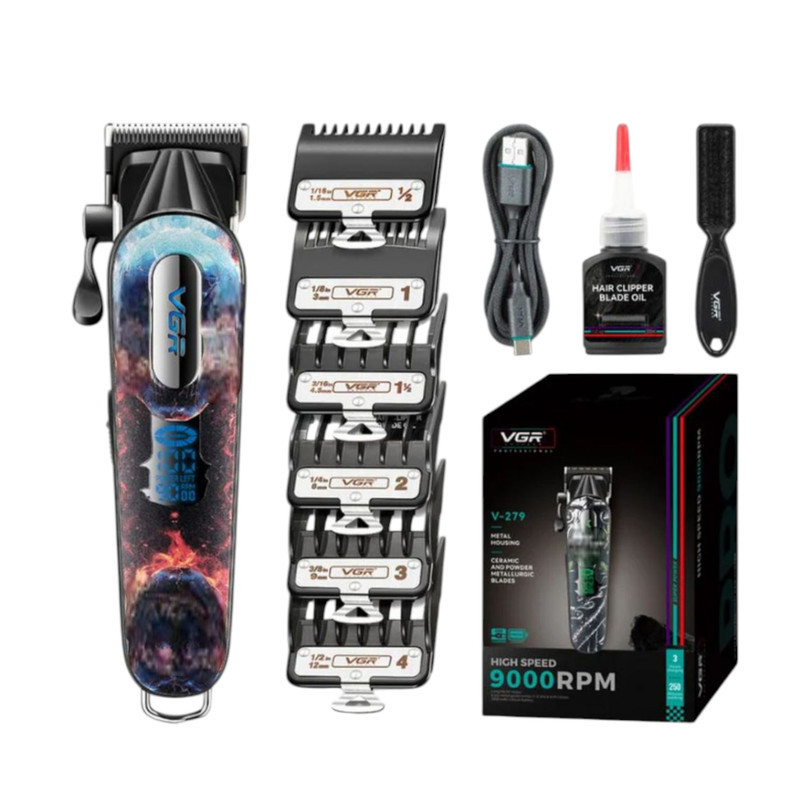ماشین اصلاح موی سر و صورت شارژی وی جی ار مدل V-279