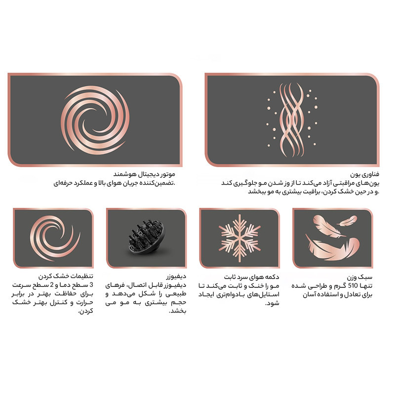 سشوار حرفه ای بابیلیس مدل D665E