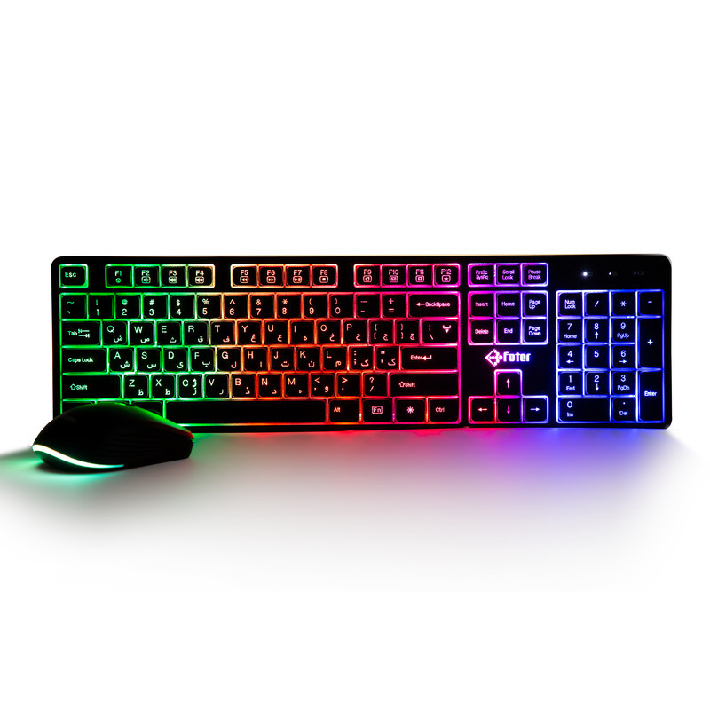 ست گیمینگ فاطر مدل  CWR-7000 Keyboard & Mouse