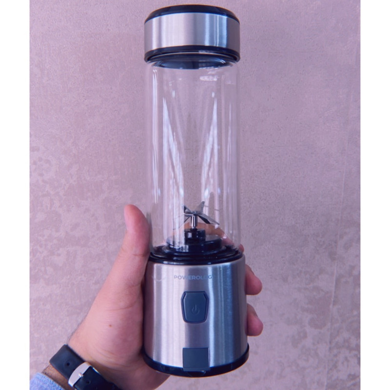 شیکر شارژی پاورولوجی مدل 126W Portable گنجایش 450 میلی لیتر