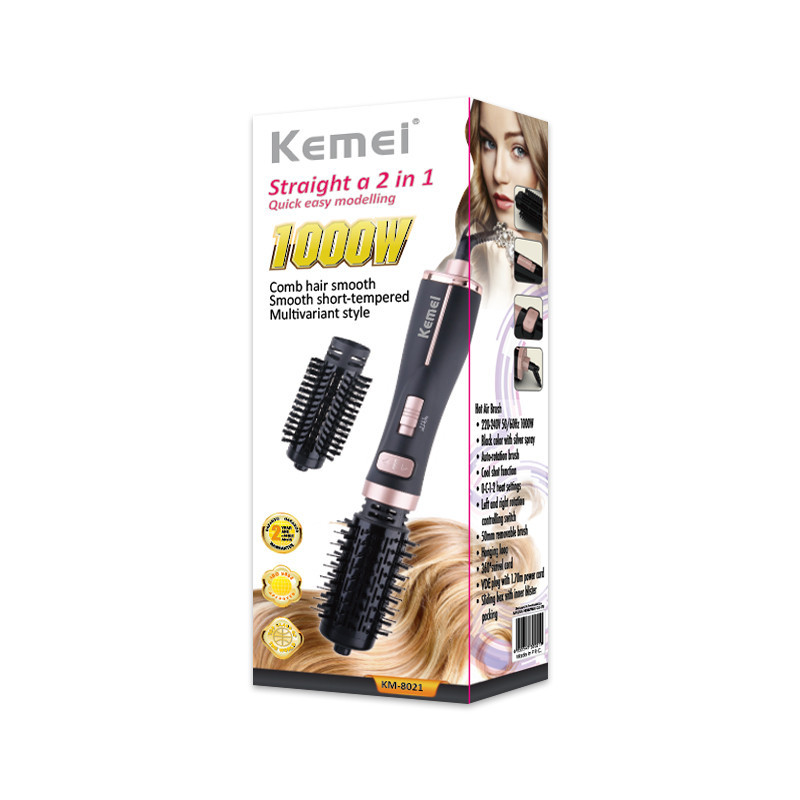 سشوار برس دار چرخشی کیمی مدل KM-8021
