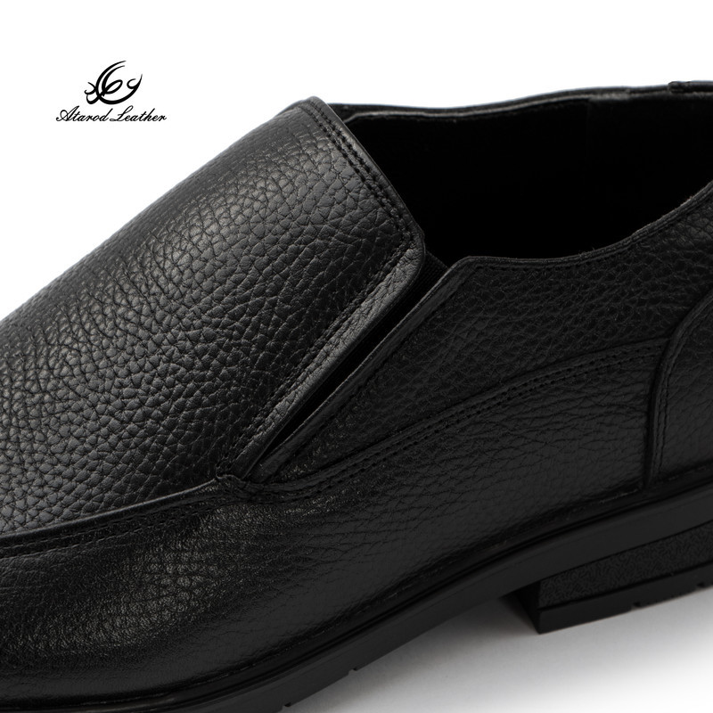کفش رسمی مردانه چرم عطارد مدل چرم طبیعی کد SH357