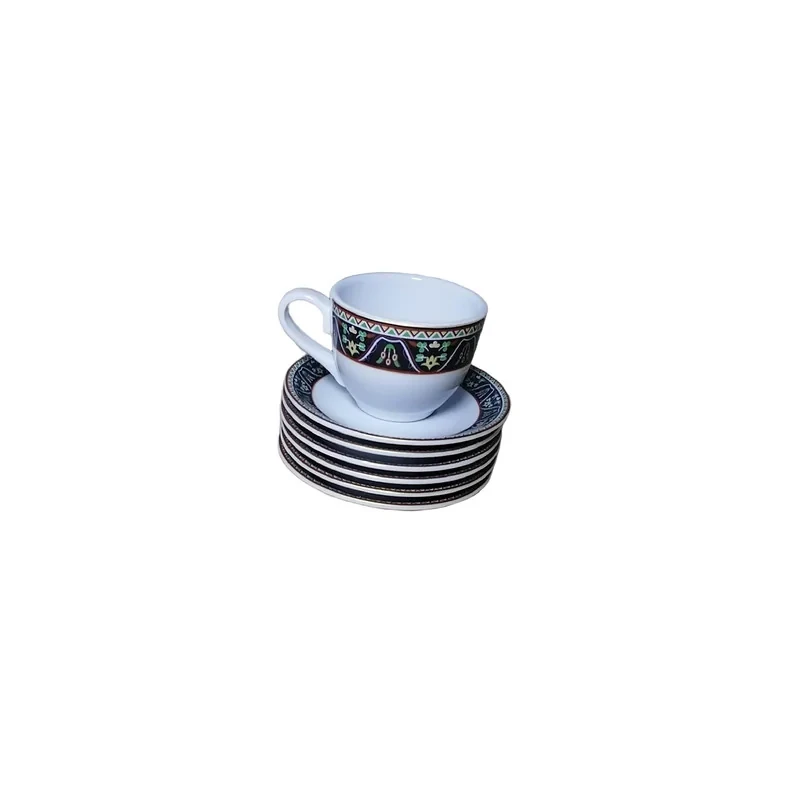 سرویس چای خوری 12پارچه 6 نفره مقصود مدل ترنج