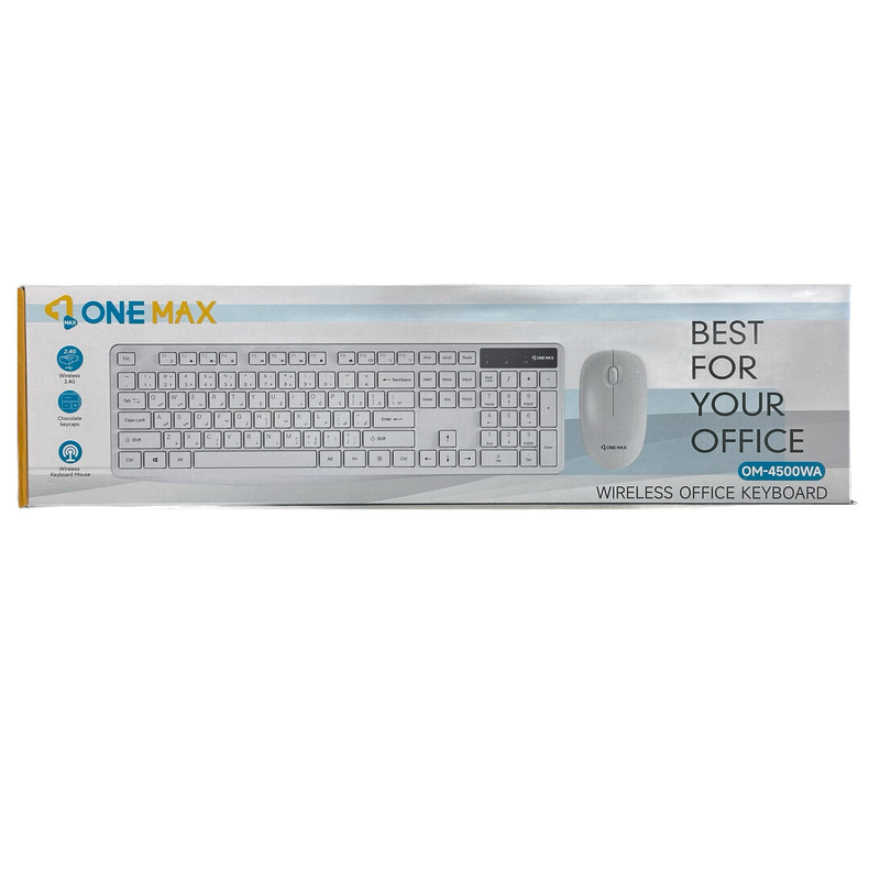 کیبورد و ماوس بی سیم وان مکس مدل OM-4500W