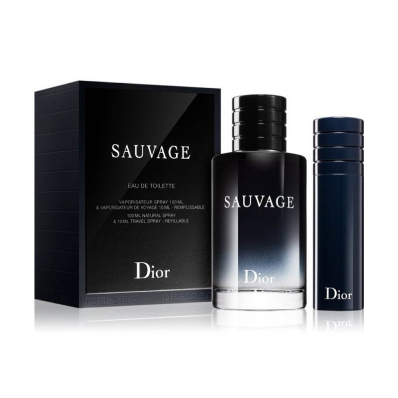 ست ادو تویلت مردانه دیور مدل Sauvage حجم 100 میلی لیتر