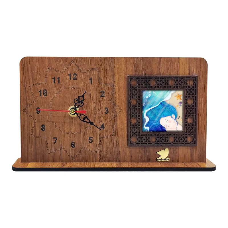 ساعت رومیزی مبین ایده مدل دخترانه B-h87