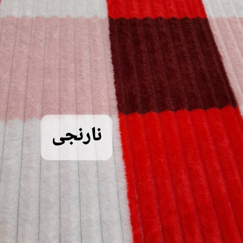 پتو مسافرتی طرح پلیسه کد W200  سایز 150×200 سانتی متر