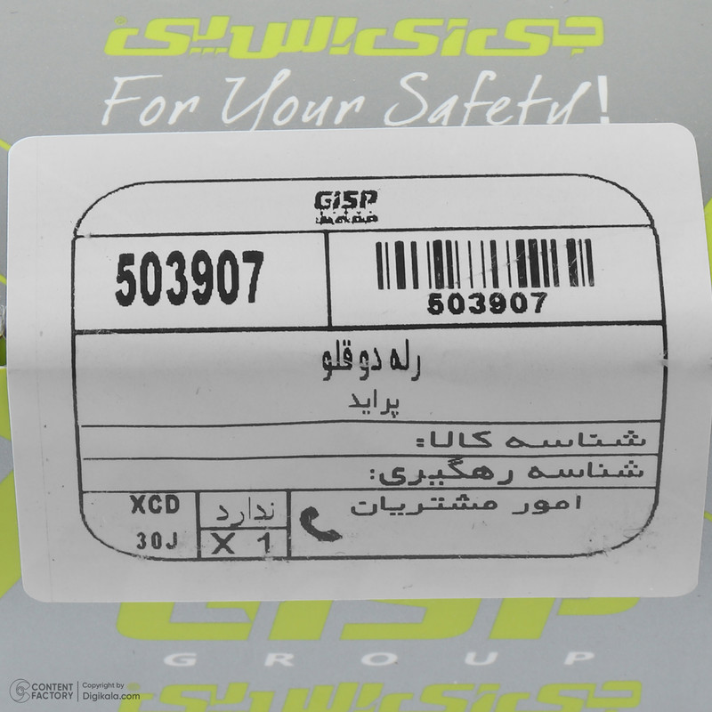 رله دو قلو 8 پین جی ای اس پی کد 503907 مناسب برای پراید صبا