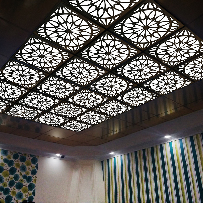 تایل سقفی آسمان مجازی بنی دکو مدل MC57 اندازه 60x60 سانتی متر بسته 4 عددی