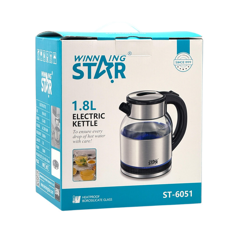 کتری برقی وینینگ استار مدل ST-6051 گنجایش 1.8 لیتر