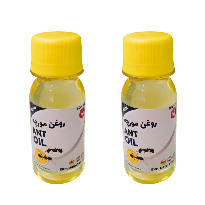روغن مورچه پامکا مدل پایه حجم 60 میلی لیتر مجموعه 2 عددی